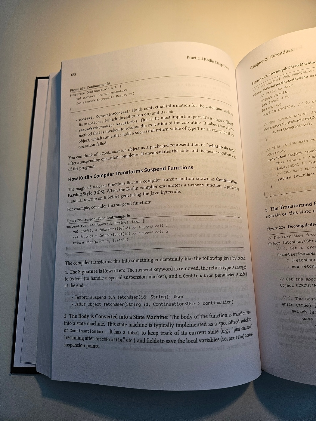 Practical Kotlin Deep Dive ハードカバー - 内容ページ