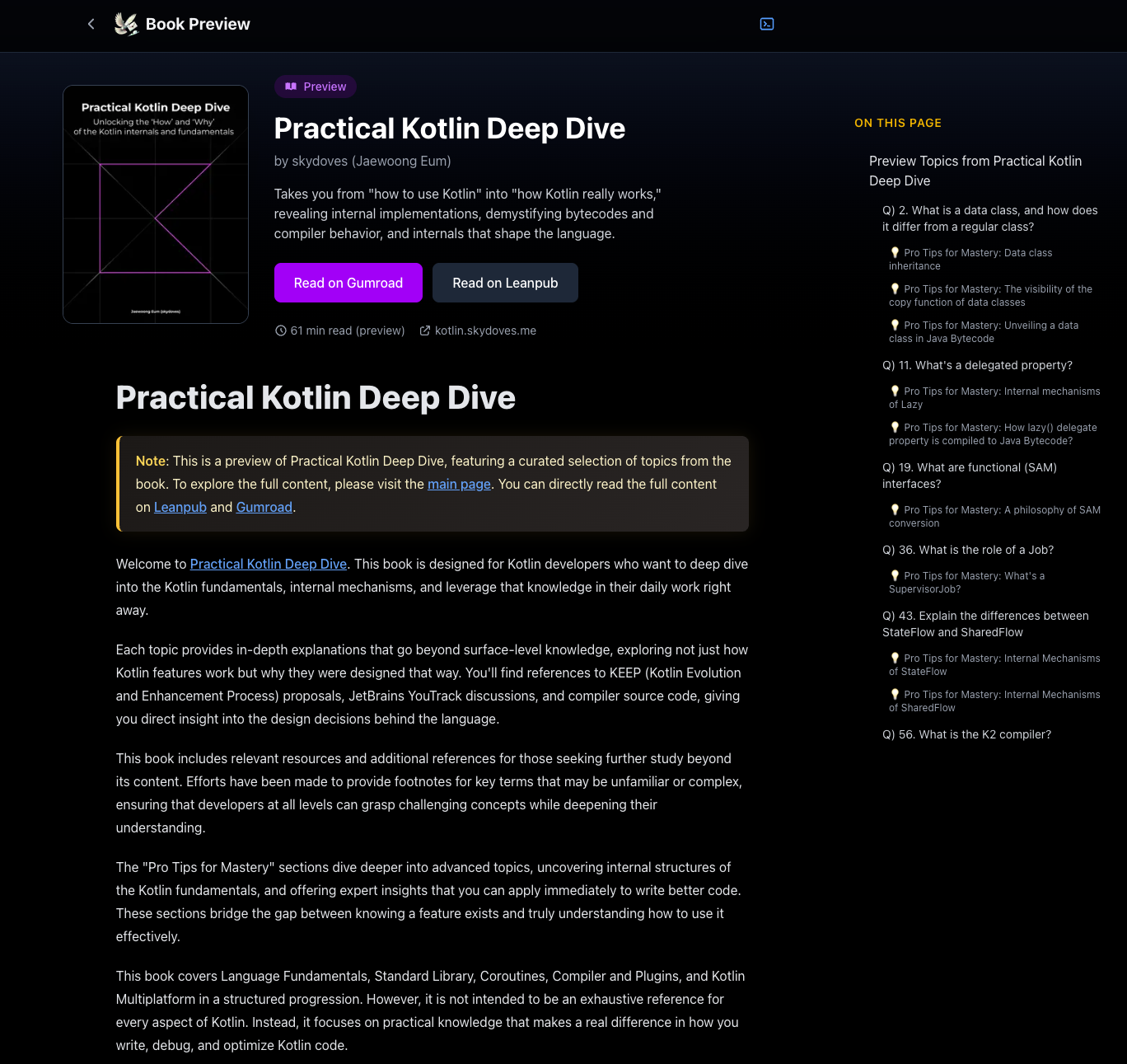 Kotlin 深度探索预览